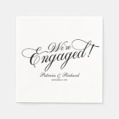 Black and White We zijn een Enterprise Party Servet (Voorkant)