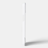 Black and White Wildflower iPhone 13 Case (Achterkant / Rechts)