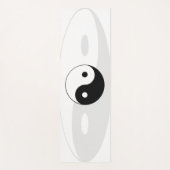 Black and White Yin-Yang Yoga Mat (Voorkant)