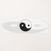 Black and White Yin-Yang Yoga Mat (Voorkant (horizontaal))