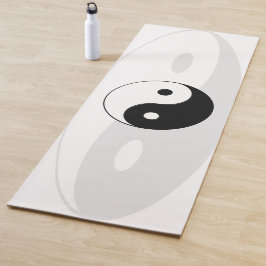 Black and White Yin-Yang Yoga Mat