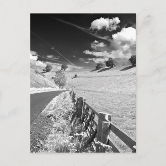 Black and white Yorkshire Briefkaart (Voorkant)