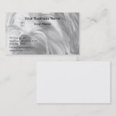 Black and White Yorkshire Terrier Yorkie Portrait Visitekaartje (Voorkant / Achterkant)