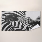 BLACK AND WHITE ZEBRA BADHANDDOEK (Badhanddoek)
