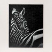 black and white zebra legpuzzel (Verticaal)