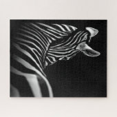 black and white zebra legpuzzel (Horizontaal)