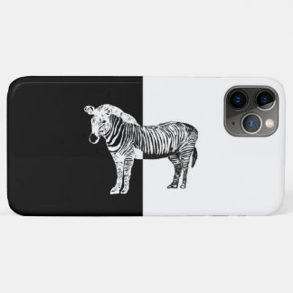 Black and white zebra-Mate iPhone case