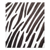 Black and white zebra stripes foto afdruk (Voorkant)