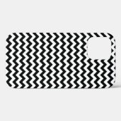 Black and White Zig Zag Chevron Case-Mate iPhone Case (Achterkant (horizontaal))