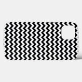Black and White Zig Zag Chevron Case-Mate iPhone Case (Achterkant (horizontaal))