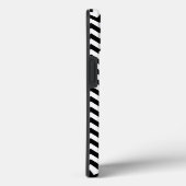 Black and White Zig Zag Chevron Case-Mate iPhone Case (Achterkant / Rechts)