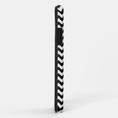 Black and White Zig Zag Chevron Hoesje-Mate iPhone Case-Mate iPhone Case (Achterkant/rechts)