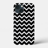 Black and White Zig Zag Pattern. Case-Mate iPhone Case (Achterkant)