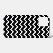 Black and White Zig Zag Pattern. Case-Mate iPhone Case (Achterkant (horizontaal))