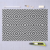 Black and White Zig Zag Tissuepapier (Craft)