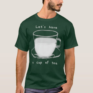 Black and WhiteTea Time T-shirt