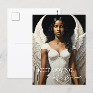 Black Angel Art Inspirerend Briefkaart
