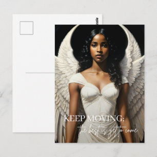 Black Angel Art Inspirerend Briefkaart
