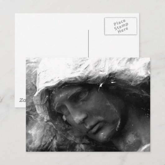 Black Angel Briefkaart (Voorkant / Achterkant)