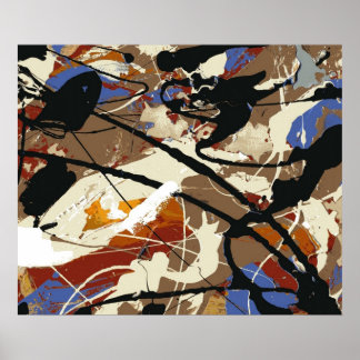 Black Angel - Expressionist Fine Art Poster- Poster