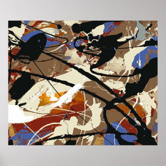 Black Angel - Expressionist Fine Art Poster- Poster (Voorkant)