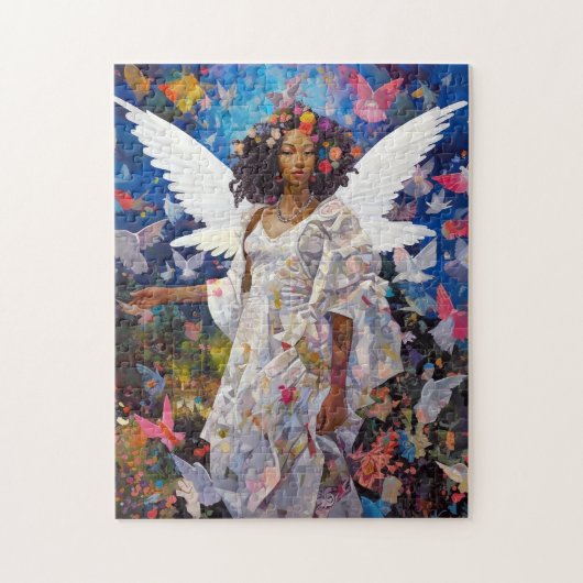 Black Angel Fantasy Art Legpuzzel (Verticaal)