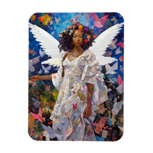 Black Angel Fantasy Art Magneet