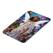 Black Angel Fantasy Art Magneet (Linkerzijde)