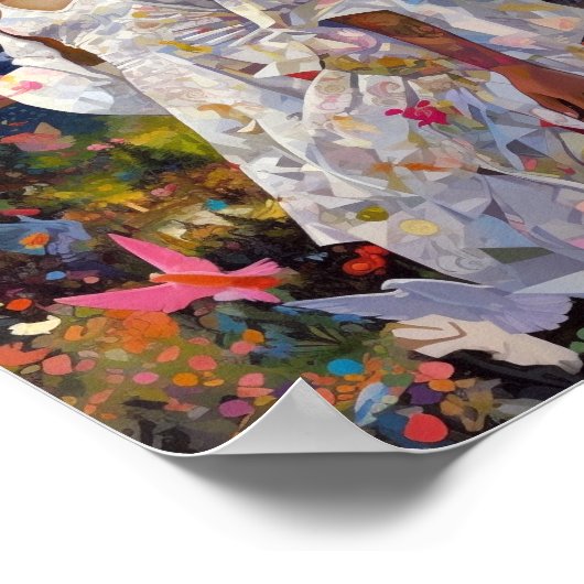 Black Angel Fantasy Art Poster (Hoek)