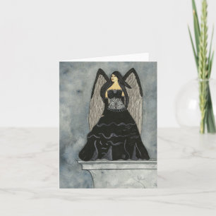 Black Angel Notecard Kaart