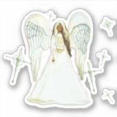 Black Angel Sticker (Voorkant)