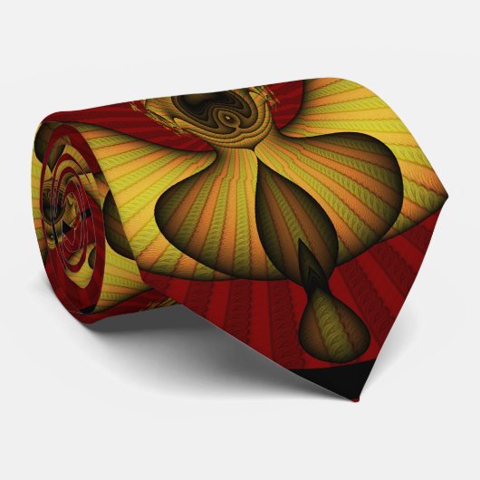 Black Angel Tie Stropdas (Opgerold)