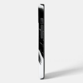 BLACK ANGEL WINGS Monogram Case-Mate iPhone Case (Achterkant / Links)