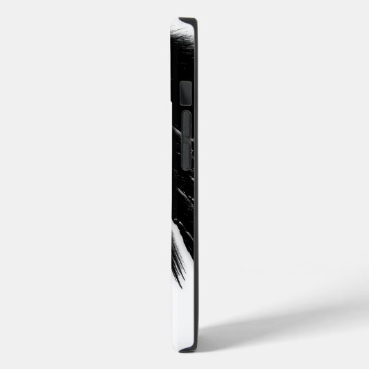 BLACK ANGEL WINGS Monogram Case-Mate iPhone Case (Achterkant / Links)