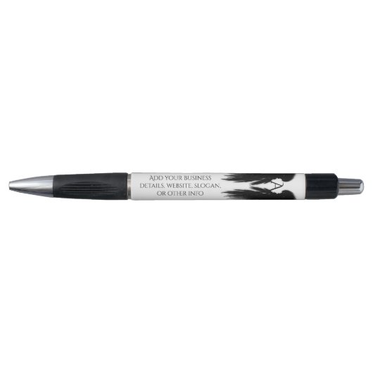 BLACK ANGEL WINGS Monogram Pen (Voorkant)