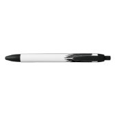 BLACK ANGEL WINGS Monogram Zwarte Inkt Pen (Achterkant)