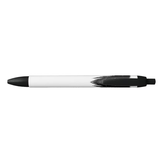 BLACK ANGEL WINGS Monogram Zwarte Inkt Pen (Achterkant)