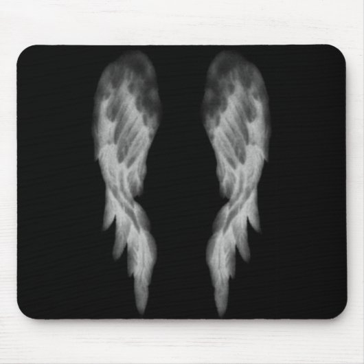 Black Angel Wings Muismat (Voorkant)