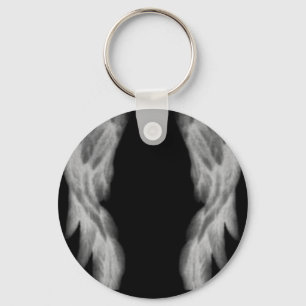 Black Angel Wings Sleutelhanger