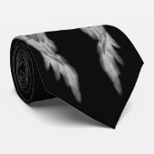 Black Angel Wings Stropdas (Opgerold)