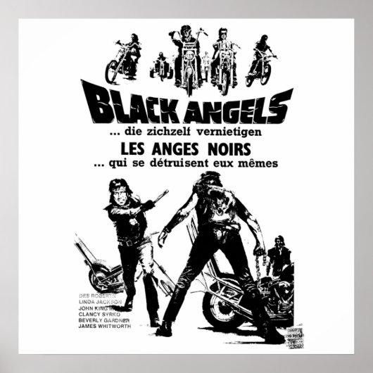 Black Angels Poster (Voorkant)
