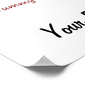 Black Angus Beef Boerderij Butcher Cuts Poster (Hoek)