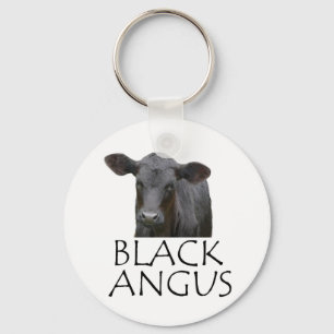 Black Angus Koe Sleutelhanger