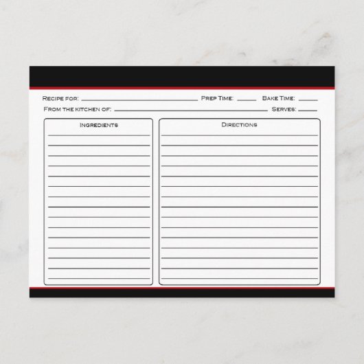 Black Angus Koeien Receptenkaarten Briefkaart (Achterkant)