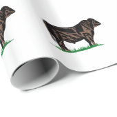 Black Angus Steer Cadeaupapier (Rol Hoek)