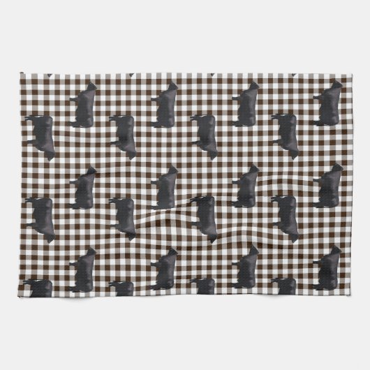 Black Angus Theedoek (Horizontaal)
