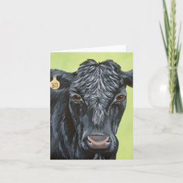 Black Angus Vouwkaart Aankondiging