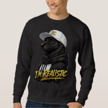 Black Anime Dog Streetwear Art | I'm Realistic