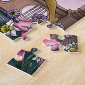 Black Anime Fairy Legpuzzel (Zijkant)