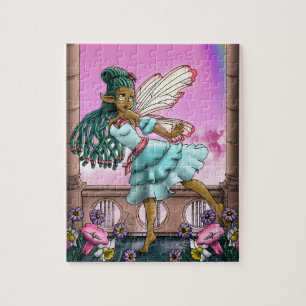 Black Anime Fairy Legpuzzel